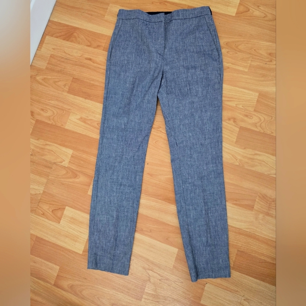 Zara Office Casual Pants size Small Blue colored